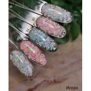 Гель із блискітками SVN Іскра №22 5мл. Photo 2